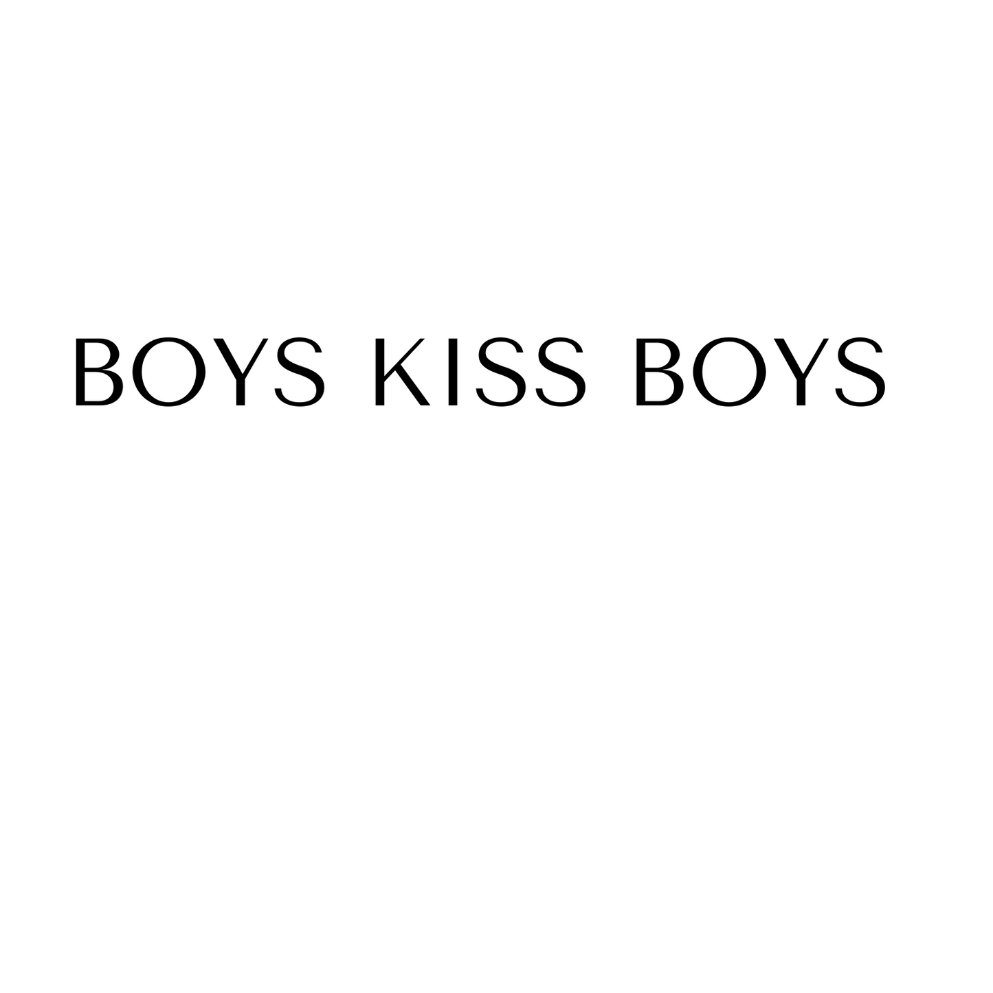 Organic Baseball Cap -BOYS KISS BOYS-