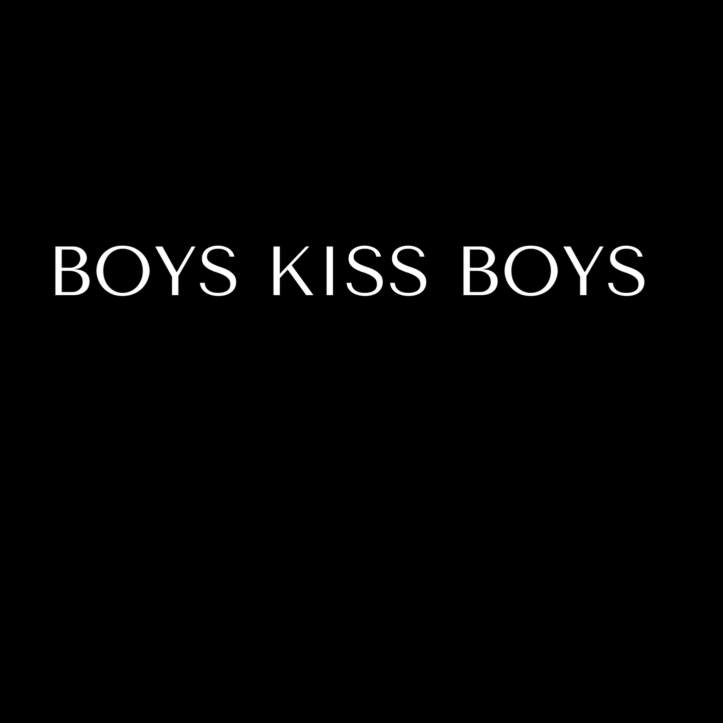 Blaster Oversized T-Shirt -BOYS KISS BOYS-